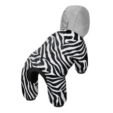 Комбінезон для собак WAUDOG Clothes малюнок "Зебра", S32, В 47-50 см, С 30-33 см
