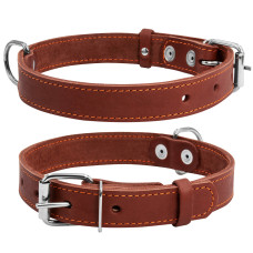 Нашийник "CoLLaR" одинарний (ширина 35мм, довжина 48-63см) коричневий