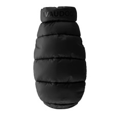 Курточка для собак WAUDOG Re-clothes двостороння, XS30, A 27-30, B 43-45, C 30-33, чорний