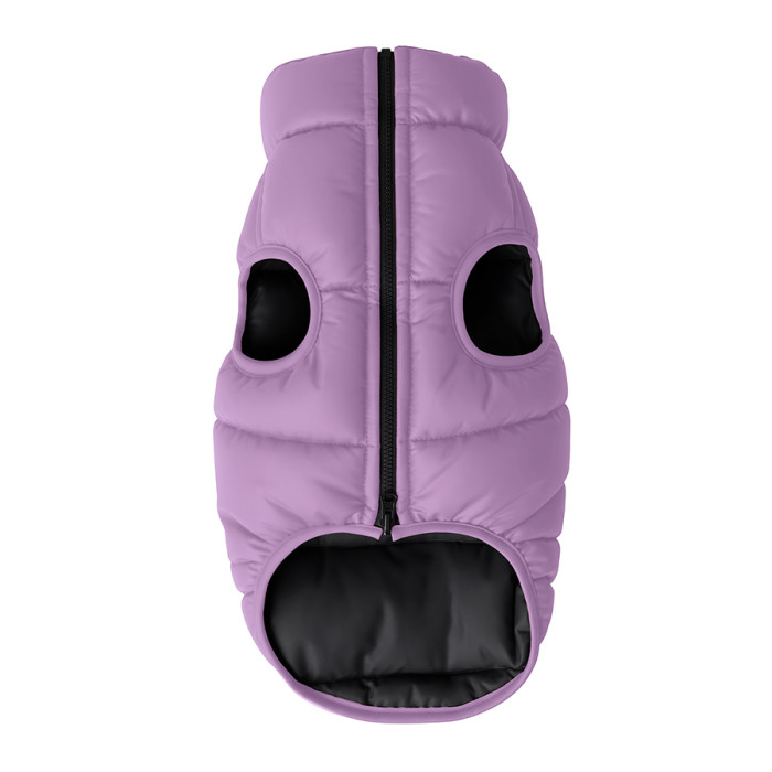 Курточка для собак WAUDOG Re-clothes двостороння, L65, A 62-65, B 87-89, C 60-65, бузковий