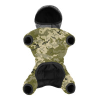 Комбінезон для собак WAUDOG Clothes, малюнок "Мілітарі", S40, В 58-61 см, С 33-38 см