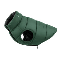 Курточка для собак WAUDOG Re-clothes двостороння, M45, A 42-45, B 62-64, C 35-38, смарагдовий