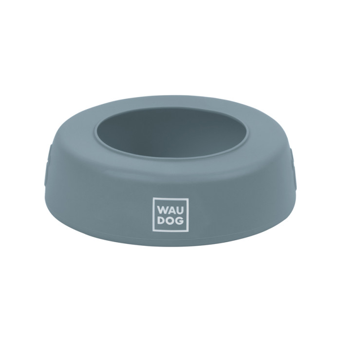 Миска-непроливайка WAUDOG Silicone, 750 мл сірий