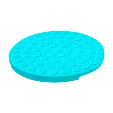Килимок для злизування і повільного харчування WAUDOG Silicone, 211х211х30 мм, блакитний