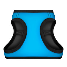 Шлея для собак м'яка WAUDOG Clothes з QR паспортом, "Colors of freedom", S2, В 46-50 см, С 43-45 см