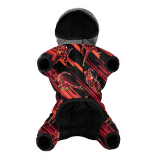 Комбінезон для собак WAUDOG Clothes малюнок "Швидкість Флеша", M45, В 57-60 см, С 41-44 см