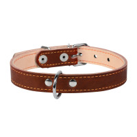 Нашийник "CoLLaR подвійний (ширина 14мм, довжина 27-35см) коричневий