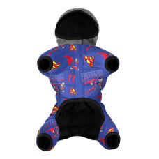 Комбінезон для собак WAUDOG Clothes малюнок "Сила Супермена", M35, В 59-62 см, С 37-40 см