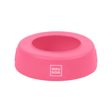 Миска-непроливайка  WAUDOG Silicone, 750 мл рожевий