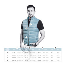 Жилет Сollar Vest чоловічий, розмір S, фіолетово-сірий