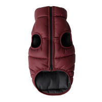 Курточка для собак WAUDOG Re-clothes двостороння, XS30, A 27-30, B 43-45, C 30-33, бордовий