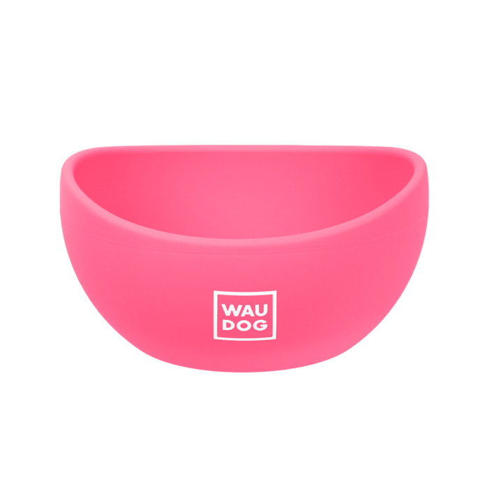Миска WAUDOG Silicone, 250 мл рожевий