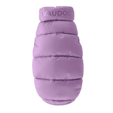 Курточка для собак WAUDOG Re-clothes двостороння, M40, A 38-40, B 63-66, C 39-42, бузковий