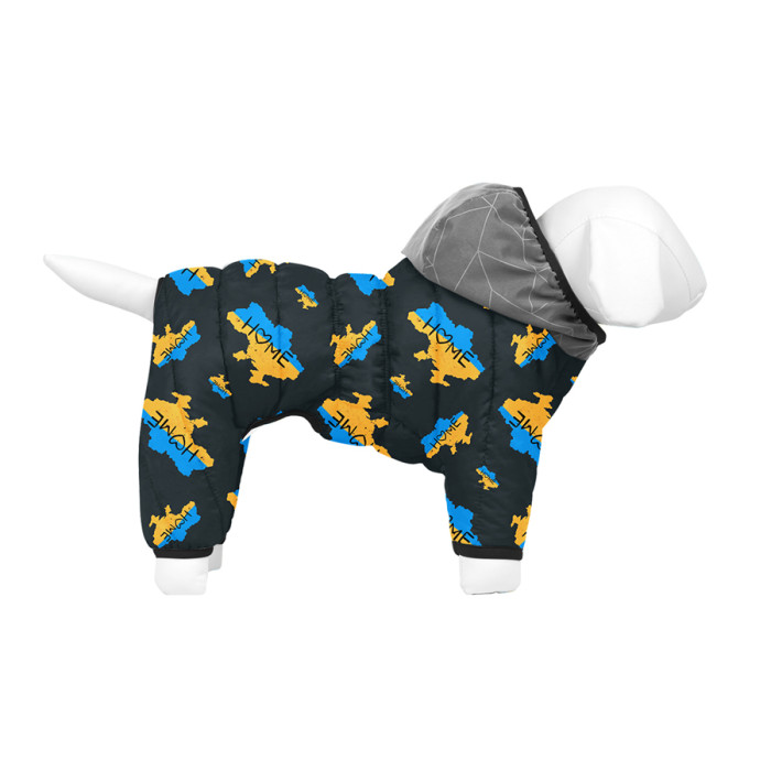 Комбінезон для собак WAUDOG Clothes малюнок "Дім", M35, В 59-62 см, С 37-40 см