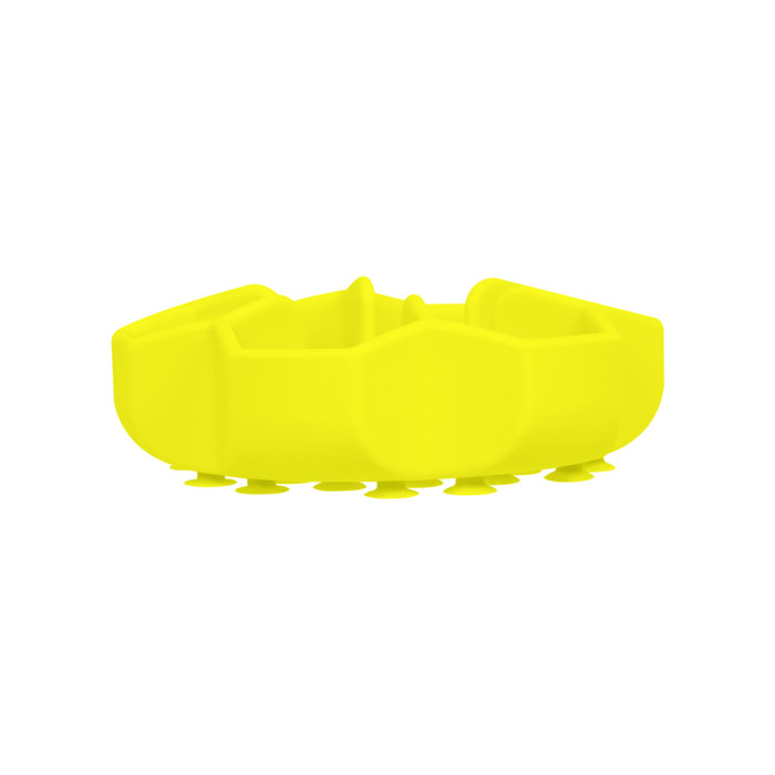 Миска для повільного харчування WAUDOG Silicone, 450 мл, жовтий