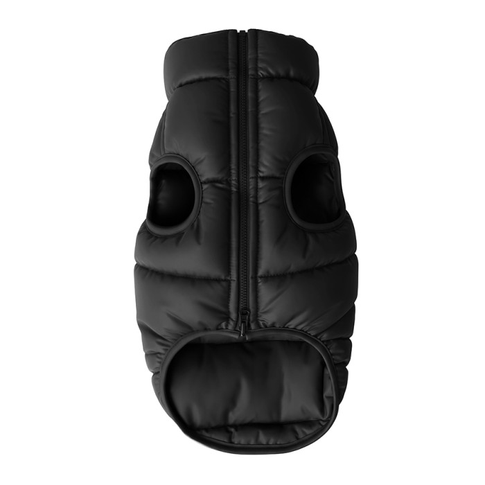 Курточка для собак WAUDOG Re-clothes двостороння, XS22, A 20-22, B 33-35, C 19-21, чорний