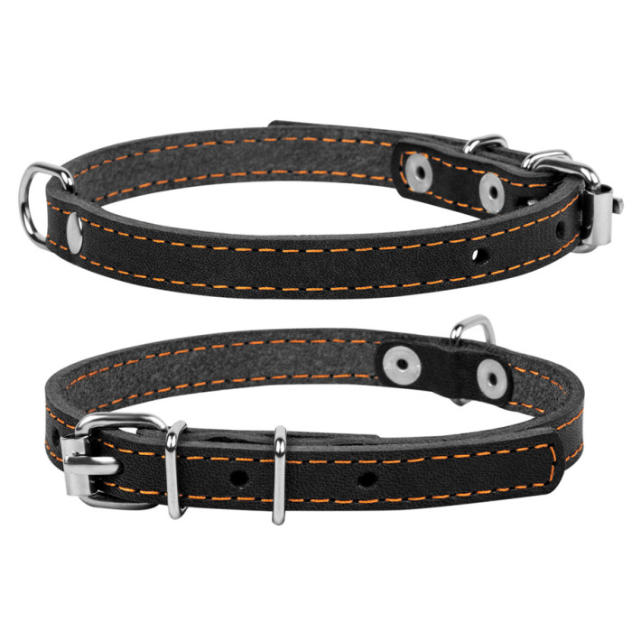 Нашийник "CoLLaR одинарний (ширина 12мм, довжина 24-32см) чорний