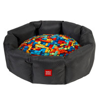 Лежанка для собак WAUDOG Relax, малюнок "Блоки" L, Ш 49 см, Д 59 см, В 20 см