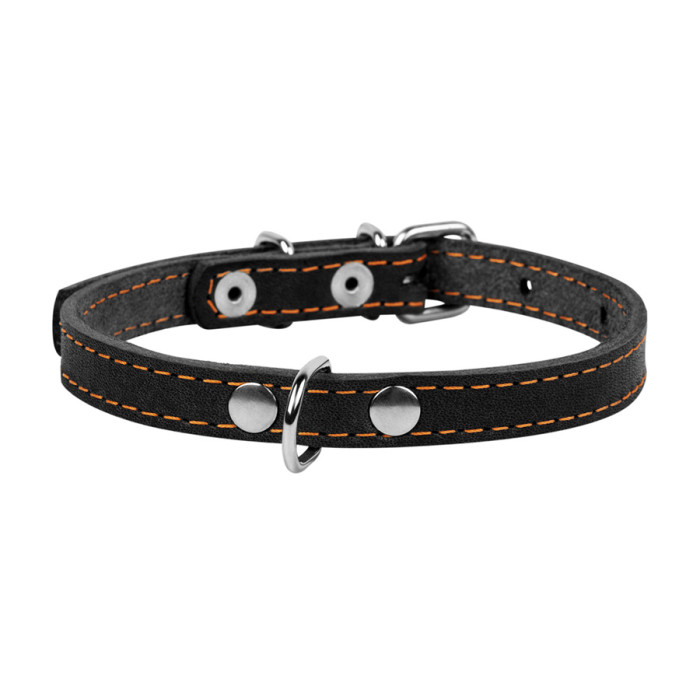 Нашийник "CoLLaR одинарний (ширина 12мм, довжина 24-32см) чорний