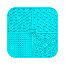 Килимок для злизування WAUDOG Silicone, 190х190х10 мм, блакитний