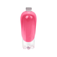 Поїлка-насадка на пляшку WAUDOG Silicone, 165х90 мм рожевий