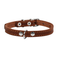 Нашийник "CoLLaR одинарний (ширина 10мм, довжина 22-30см) коричневий