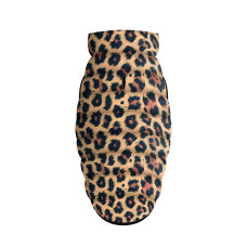 Курточка для собак WAUDOG Clothes малюнок "Леопард", L65, В 87-90 см, С 60-65 см