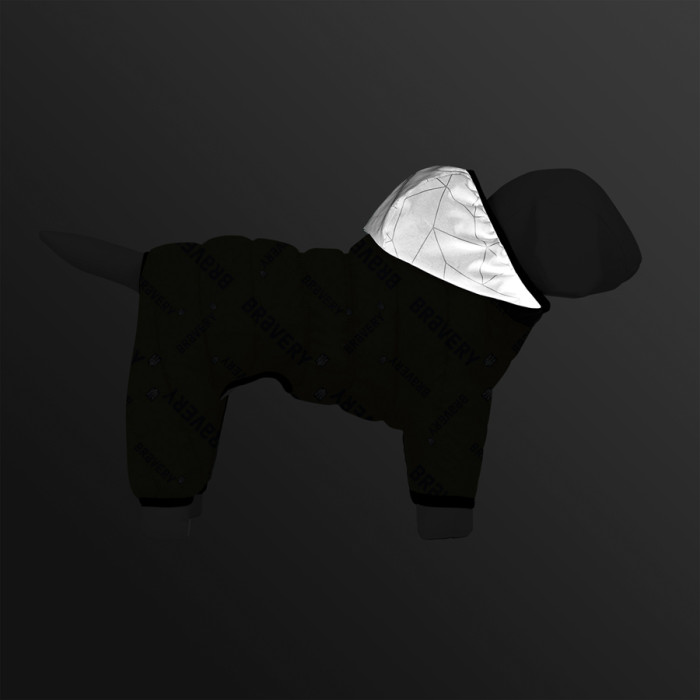 Комбінезон для собак WAUDOG Clothes малюнок "Сміливість", M47, В 69-72 см, С 41-44 см