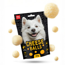 Ласощі для собак WAUDOG Treats Хрусткі сирні кульки, 30 г
