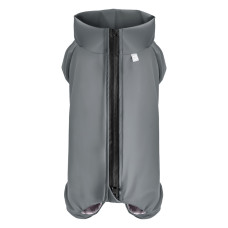 Дощовик для собак WAUDOG Clothes, водонепроникний, S30, В 57-59 см, С 44-46 см, сірий