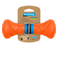 Ігрова гантель для апортировки PitchDog, довжина 19 см, діаметр 7 см помаранчевий