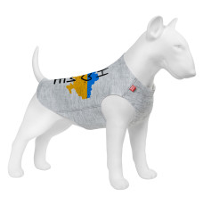 Майка для собак WAUDOG Clothes малюнок "Дім", S35, B 48-54 см, С 28-33 см