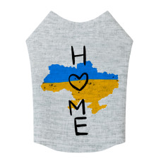 Майка для собак WAUDOG Clothes малюнок "Дім", S35, B 48-54 см, С 28-33 см