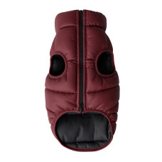 Курточка для собак WAUDOG Re-clothes двостороння, M47, A 44-47, B 69-72, C 41-44, бордовий