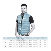 Жилет Сollar Vest чоловічий, розмір M, сіро-блакитний