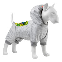 Комбінезон для собак WAUDOG Clothes малюнок "Джокер", софтшелл, M35, B 54-60 см, С 34-40 см
