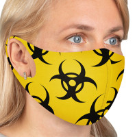 Маска захисна СoLLar з малюнком "Biohazard", розмір M