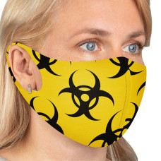 Маска захисна СoLLar з малюнком "Biohazard", розмір M