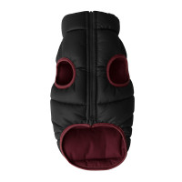 Курточка для собак WAUDOG Re-clothes двостороння, S35, A 32-35, B 45-47, C 31-36, бордовий