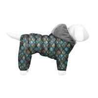 Комбінезон для собак WAUDOG Clothes малюнок "Луска", XS22, В 29-31 см, С 19-21 см