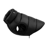 Курточка для собак WAUDOG Re-clothes двостороння, XS25, A 22-25, B 36-38, C 27-30, чорний