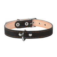 Нашийник "CoLLaR подвійний (ширина 14мм, довжина 27-35см) чорний