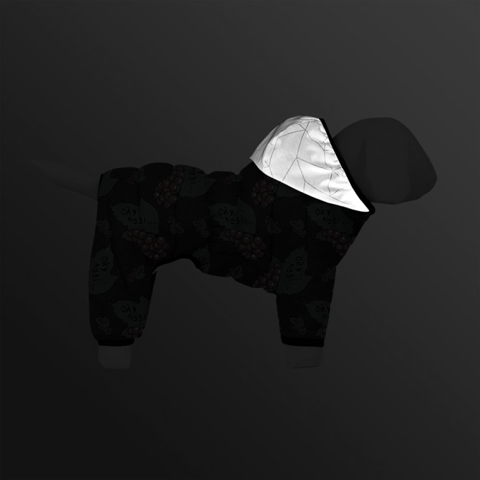 Комбінезон для собак WAUDOG Clothes малюнок "Калина", L55, В 77-79 см, С 47-50 см