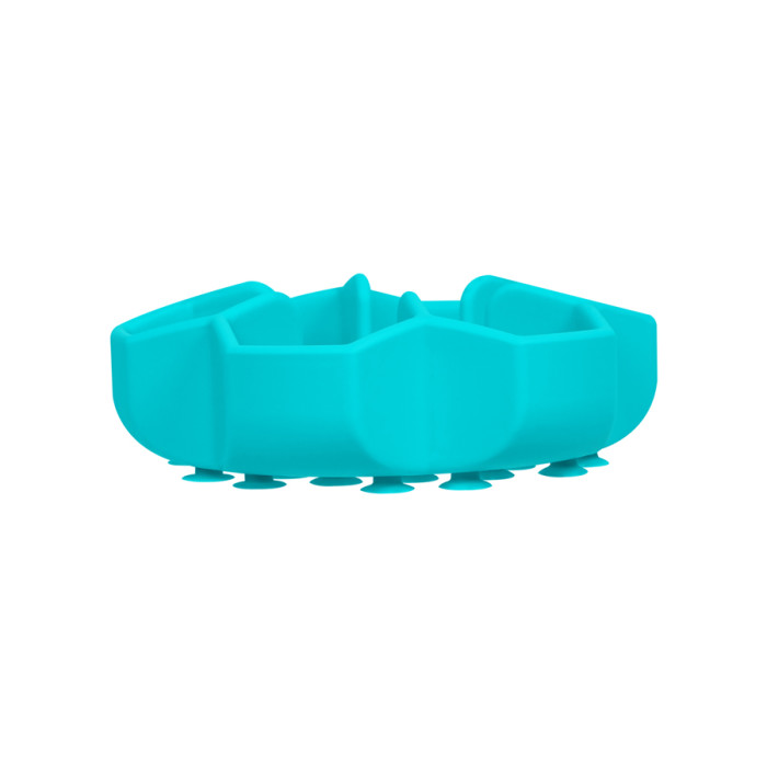 Миска для повільного харчування WAUDOG Silicone, 450 мл, блакитний
