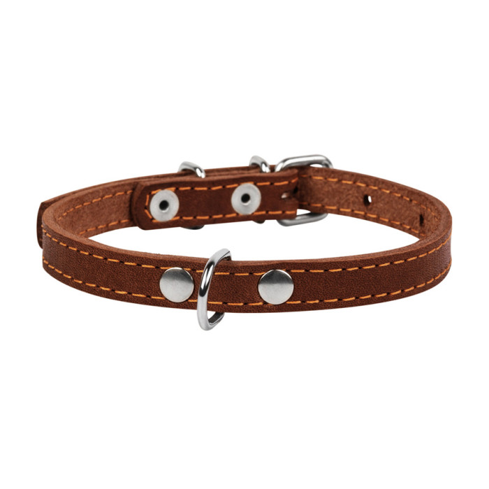 Нашийник "CoLLaR" одинарний (ширина 20мм, довжина 32-40см) коричневий