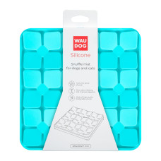 Килимок для пошуку корму WAUDOG Silicone, 205х205х17 мм, блакитний