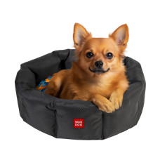 Лежанка для собак WAUDOG Relax, малюнок "Апельсини", M, Ш 42 см, Д 52 см, В 19 см