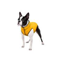 Курточка для собак AiryVest двостороння, XS22, A 20-22, B 33-35, C 19-21, жовто-чорна