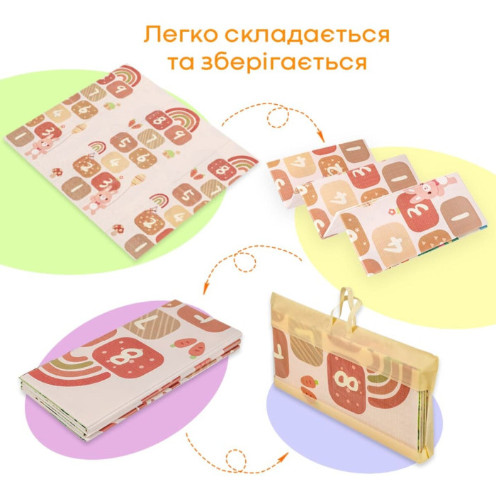 Дитячий складний термокилимок 177см х 195см х 7мм SW-00003037