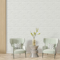 Самоклеюча декоративна настінно-стельова 3D панель фігури 700х700х4мм (114) SW-00000006